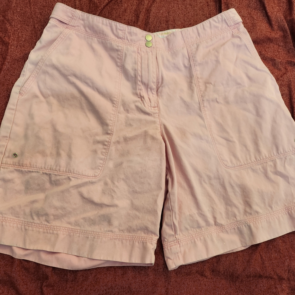 Jones New York Pink Bermuda Shorts Relaxed Fit